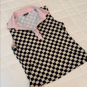 Fore All Sleeveless Golf Polo